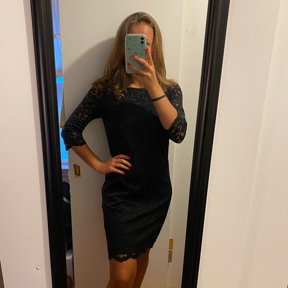 Black Lace Garnet Hill dress